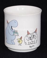 Boynton HIPPO BIRDIE TWO EWES Happy Birthday Coffee Mug